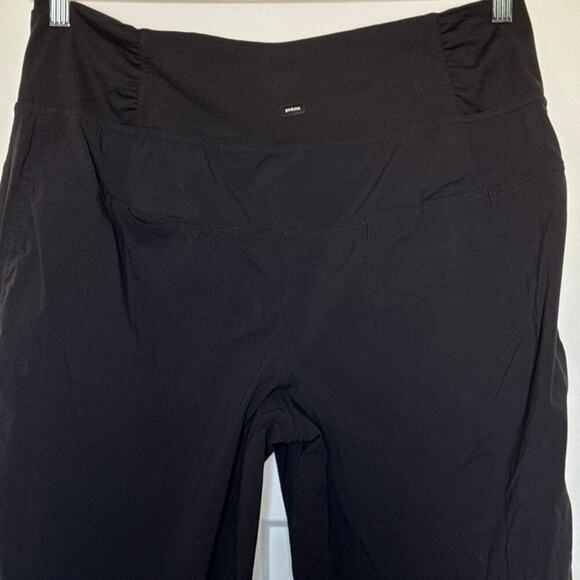 Prana Summit Jogger Pants Womens Solid Black Size XL - Picture 7 of 11